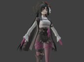 Hotori (NTE) in Kafka (HSR) Outfit